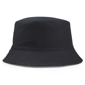 Hot Sales Bucket Hat Style Customized Custom Logo 100% cotton Bucket Hat