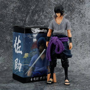 Figurine de collection japonaise Uchiha Sasuke en PVC, jouet de 27CM