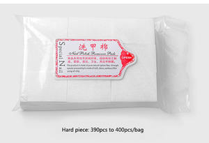 गर्म बेच थोक कील कला ब्लू गुलाबी सफेद कपास पैड कील पोंछ कील जेल पॉलिश पदच्युत पैड - Product Image 2