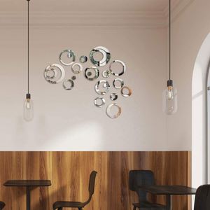 <b>Acrylic</b> Circle <b>Mirror</b> Wall Stickers Removable <b>Mirror</b> Wall Decals DIY Round Dots Wall Decoration Murals for Home Bedroom Decor - Product Image 3
