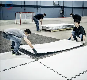 Patinoire synthétique de qualité supérieure uhmwpe/carreaux de sol de hockey sur glace