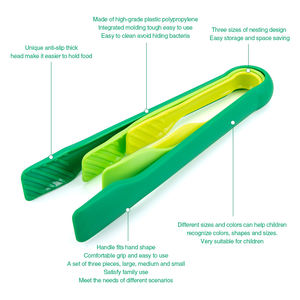 <span class=keywords><strong>Pince</strong></span> de cuisine en <span class=keywords><strong>plastique</strong></span>, pour pâtes alimentaires, salade, <span class=keywords><strong>Spaghetti</strong></span>, Grill, viande, barbecue, 3 pièces - Product Image 3