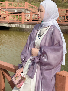 Yibaoli — robe musulmane <span class=keywords><strong>en</strong></span> satin et soie, abaya <span class=keywords><strong>en</strong></span> satin, modèle ouvert à la main, tenue de fête, nouveau design - Product Image 5
