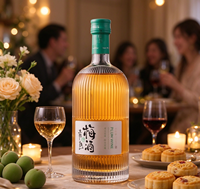 Offre Spéciale – Bouteille en Verre Super Flint de 500 ml pour Spiritueux, avec Logo Personnalisé, pour Whisky, Gin, Rhum, Vodka, Tequila, Bourbon, avec Capsule