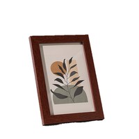 Cadres photo en bois minimalistes en gros pour usine, à poser sur table et à suspendre au mur, multi-tailles, cadres photo économiques pour salon