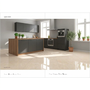 Azulejos de porcelana digital extra grandes con acabado brillante de 1200x1200 mm, antideslizantes para paredes y suelos. - Product Image 4