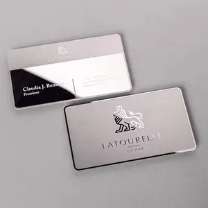 Großhandel Günstige Benutzer definierte Platte Gold Schwarz Roségold VIP-Mitgliedschaft Kreditkarte Laser gravur Metall Visitenkarten