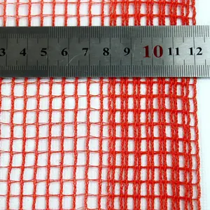 Filet de sécurité en plastique orange 100% nouveau filet monofilament HDPE pour échafaudage de construction