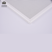 Matériaux de décoration métalliques en gros, plafond en aluminium perforé