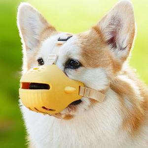 EVA 부드러운 소재 개 총구 바구니 총구 씹는 씹기를위한 총구 청소 인도적 케이지 입 커버 껍질 제어 그루밍 - Product Image 1