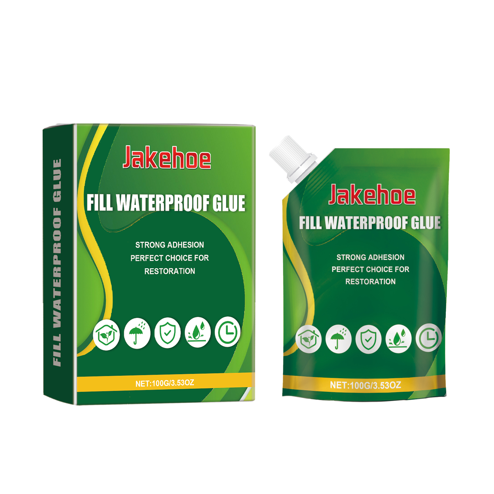 Jakehoe Fast Curing Durable Filling Waterproof Glue Essential for Home Maintenance Waterproofing Materials