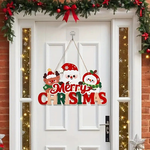 Nouveaux ornements de Noël en bois de Chine pour la décoration murale intérieure, modèle <span class=keywords><strong>Z82</strong></span> - Product Image 2