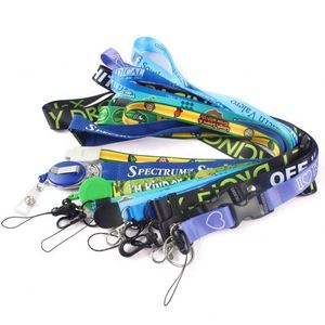 For Pink Leather Business Card Holder with Printed Logo <b>Lanyard</b> Made of <b>Polyester</b> Offset and Silk Screen Printing - Product Image 2