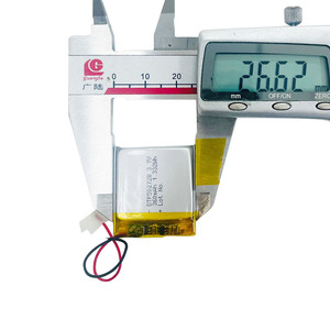 Batterie lithium-ion personnalisée de haute qualité, <span class=keywords><strong>mini</strong></span> batterie lithium-polymère 360 mAh, batterie lithium 3,7 V, cellule de batterie 502728, batterie Lipo - Product Image 5