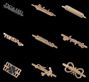 Le logo de marque gravé par coutume accessoire d'habillement cousent l'étiquette en métal d'étiquettes pour des vêtements/maillots de bain - Product Image 4