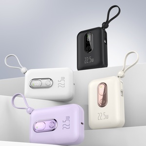 Banque d'alimentation la plus populaire pour téléphone, banques d'alimentation pour ordinateurs portables, câble intégré, banque d'alimentation mobile - Product Image 3