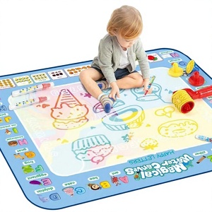 Lienzo de dibujo al agua transfronterizo para niños de 4 a 6 años, tablero de pintura a base de agua estilo álbum, manta de garabatos colorida para agua - Product Image 1