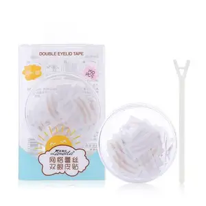 cosmetic tool manufacturer charm double eyelid stickers slim lace eyelid tape with clear package box 150pairs A880