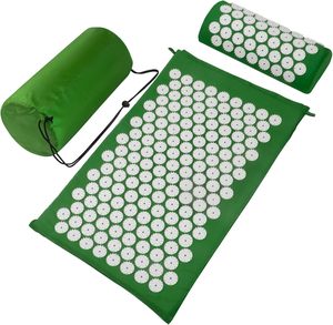 Coussin de massage Tengxiang AKU-M01, points d'<span class=keywords><strong>acupuncture</strong></span>, relaxation du dos, du cou, des muscles, thérapie des méridiens, tapis de yoga, ensemble de coussin pliable - Product Image 2