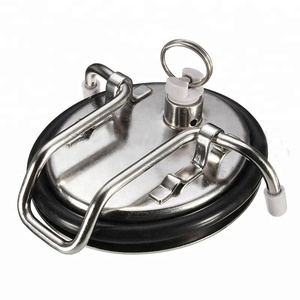 Reemplazo <span class=keywords><strong>Cornelius</strong></span> Keg Lid <span class=keywords><strong>Cornelius</strong></span> 304 Tapa de barril de acero inoxidable con válvula de alivio de presión SS Nueva junta tórica - Product Image 2