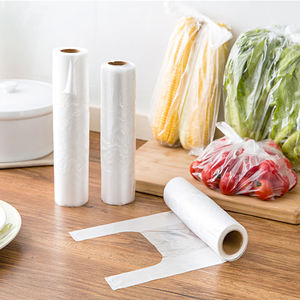 Custom Plastic T-shirt Vest Grocery <b>Packaging</b> <b>Bags</b> Bolsa De Plastico Blanca Para Tienda Plastic Carry Shopping <b>Bags</b> Roll - Product Image 3