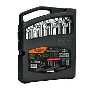 Expert-Juego de llaves combinadas de 20 piezas, caja pulida incluida - Product Image 1