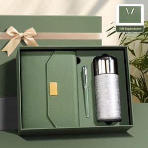 Set de Regalo Corporativo, Termo con Logotipo Personalizado, Caja de Regalo Empresarial para Clientes y Empleados, Obsequios Promocionales, Combinación para Oficina - Product Image 1