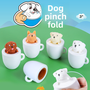 Juguete Creativo Súper Lindo de Plástico con Forma de Perro, Bola Antiestrés con Sonido al Apretar, Juguete Pequeño para Aliviar el Estrés - Product Image 2