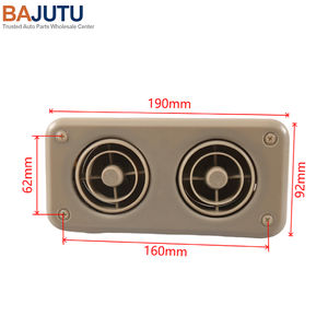 <span class=keywords><strong>Sortie</strong></span> double beige - Grille <span class=keywords><strong>d</strong></span>'aération - Compatible avec : machines de chantier et véhicules de rénovation 190 x 92 mm Climatisation Grille <span class=keywords><strong>d</strong></span>'aération - Product Image 2