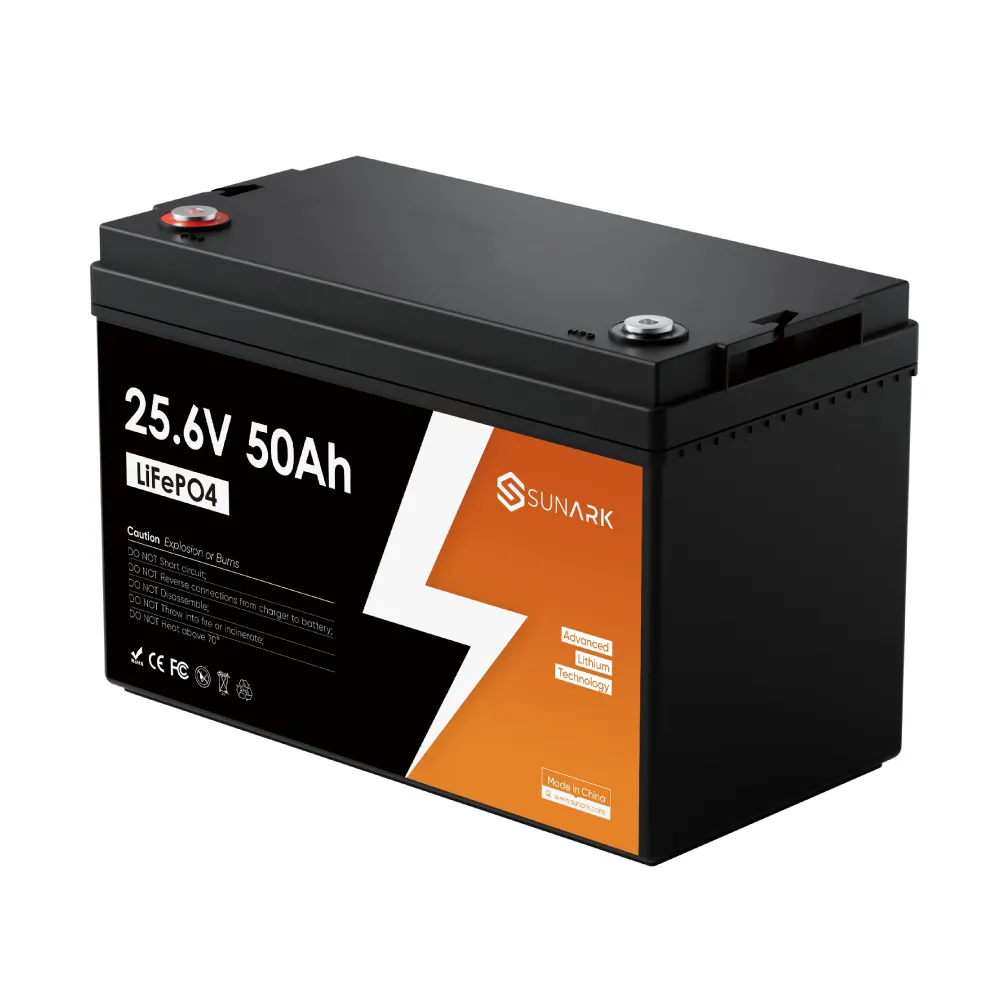 Cina fabbrica SunArk batteria solare al litio 24V 50Ah batteria di accumulo di zolfo al litio