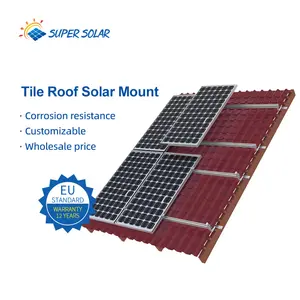 यूनिवर्सल किट सोनेयर 9kw छत सौर सौर छत हुक