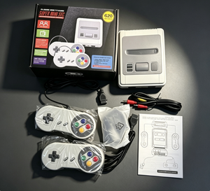 Consola de Juegos Retro SFC <span class=keywords><strong>Roja</strong></span> y Blanca, Mini Consola de Juegos para <span class=keywords><strong>TV</strong></span> de 8 Bits, 8GB de Memoria, 620 Juegos Integrados, Cable AV, Controlador - Product Image 1