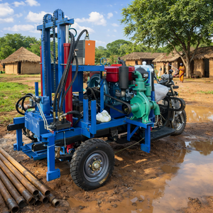 Máquina Perforadora de Pozos de Agua en Oferta, Plataforma de Perforación Portátil de 100m, 150m, 200m para Pozos de Agua - Product Image 3