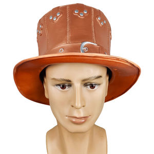 हेलोलीन काउबॉय लेटेक्स टोपी पार्टी मास्क रिवेट पंक डॉक्टर प्लेग तटस्थ जादू सज्जन टोपी पार्टी मास्क प्रोप - Product Image 2