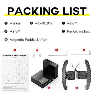 Leviers de vitesse sportifs magnétiques à 3 branches en fibre de carbone pour <span class=keywords><strong>Audi</strong></span> B8 B8.5 B9 C8 Q2 Q3 Q4 Q5 Q7 Q8 S1 S2 S3 S4 S5 SQ5 RS3 <span class=keywords><strong>RS4</strong></span> RS7 R8 - Product Image 5