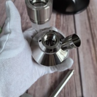 Narguilé de luxe en acier inoxydable 304 à tube unique avec finition miroir directement de l'usine