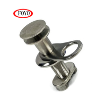 Foyo Usine Marine 316 Garde-boue En Acier inoxydable Bouton Poussoir Libération Rapide Installer Support Kit 3/8"