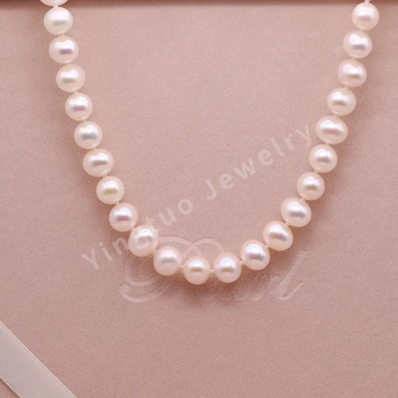 2021 Factory Hot Product White Freshwater Pearl Necklace
