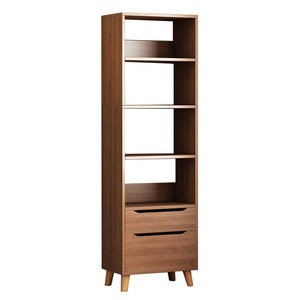 Étagère <span class=keywords><strong>de</strong></span> <span class=keywords><strong>rangement</strong></span> en bois pour salon, design moderne et simple, à poser au sol ou à fixer au mur, pour espaces étroits, étagères en panneaux artificiels - Product Image 1