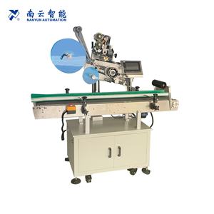 평면 표면 포장 제품 케이스 박스 판지 팔레트 및 날짜 프린터에 대한 NY-817E 자동 탑 라벨 어플리케이터 라벨링 기계 - Product Image 4