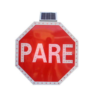 高品質の太陽光発電式明るいLED反射板道路交通停止標識 - Product Image 2