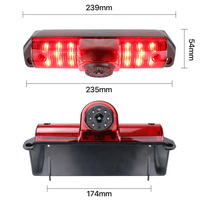 Caméra de recul AHD pour feux stop pour Chevy Express GMC Savana Cargo Van 1500 2500/3500 2003-2019 Transporter Explorer 2003-2018