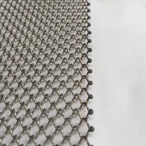 box steel mesh cover Suppliers-wall covering high quality metal coil curtain production