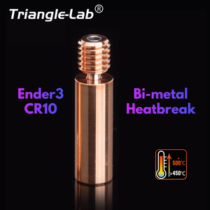 Trianglelab Ender3 CR10 27,5 mm de longueur, filetage M6, heatbreak bimétallique, état neuf, filament 1,75 mm lisse pour ENDER 5/3 CR-10S - Product Image 2