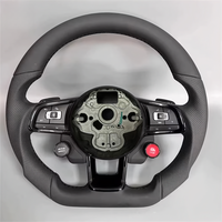 Volant de direction en cuir pleine fleur personnalisé, accessoires de voiture pour Volkswagen Golf 6 MK6 GTD GTI R Scirocco Polo