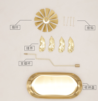 Support de bougie rotatif en métal pour bougie chauffe-plat, motif ange, pour anniversaire