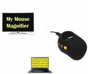 Chuột Phóng Đại Kỹ Thuật Số Đọc Sách Trực Quan Hỗ Trợ TV Của Bạn/Màn Hình/PC Visual Impairment Aide Điện Tử Reading Aid Magnifier Readi - Product Image 2