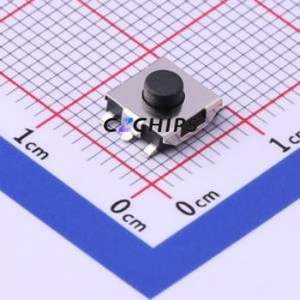UK-B0230-G3.4-B-250 Tactile Switch SMD-4P,6.2x6.2mm Switch Single Pole Single Throw Round Button 2.5N Vertical Mount - Product Image 1