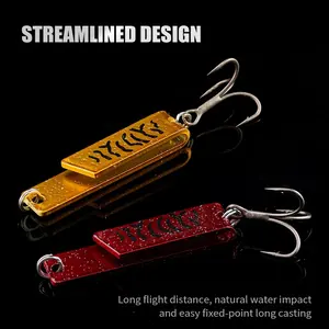 5 stks/set Metalen Lepel Kunstmatige Vissen Lokt 47mm 11g Visaas voor Bass Pike Met Tackle Box Kunstmatige harde Aas - Product Image 4