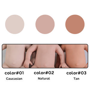 Süper yumuşak 9.8 inç uzun 27cm 1.3lb tam silikon yeniden doğmuş bebek bebekler tam vücut katı silikon bebek kız yenidoğan bebek 0.6kg - Product Image 6